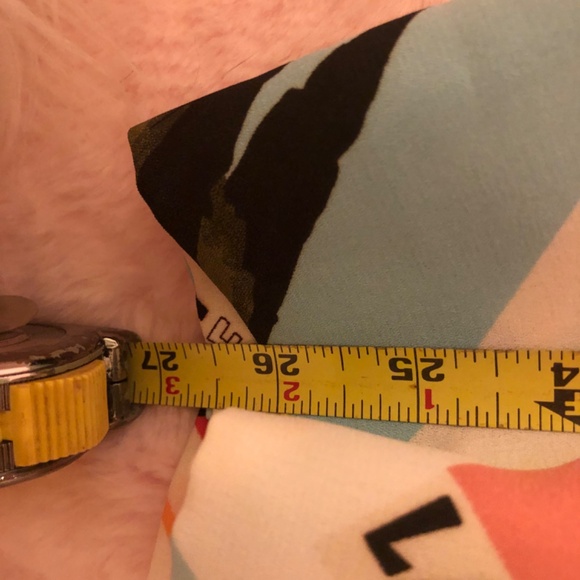 Just in Zeagoo Pink and Turquoise print blouse sz XL - Picture 7 of 9